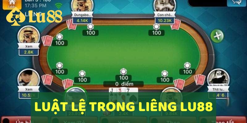Luật lệ trong cách chơi bài Liêng