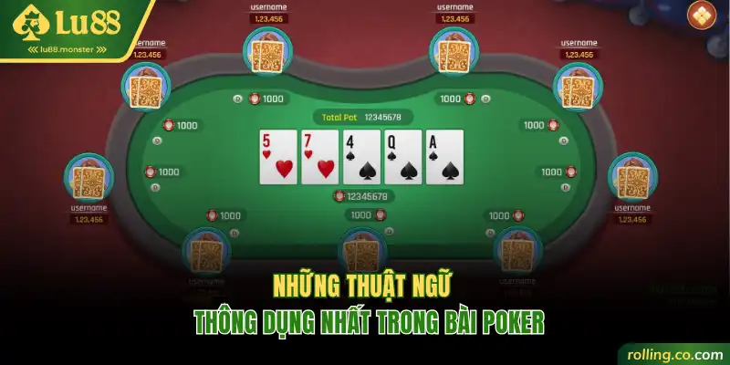 Những thuật ngữ thông dụng nhất trong bài poker